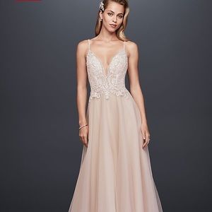 Galina Signature Blush Wedding Dress